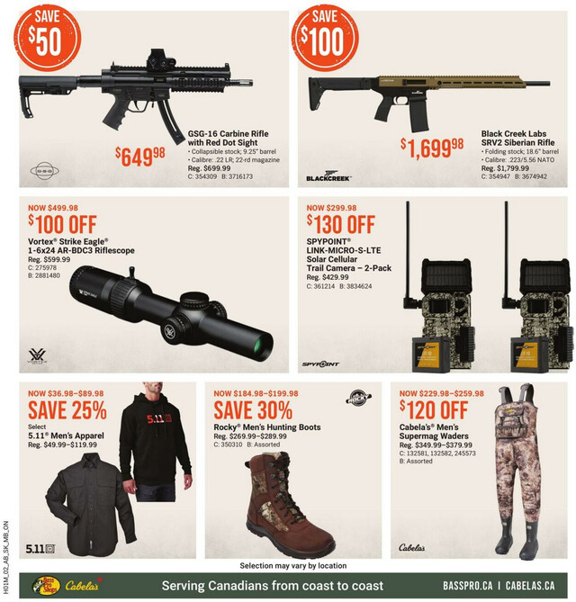 Bass Pro Flyer from 02/16/2024