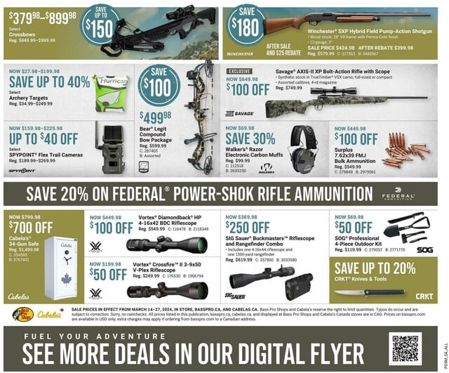 Bass Pro Flyer from 03/14/2024