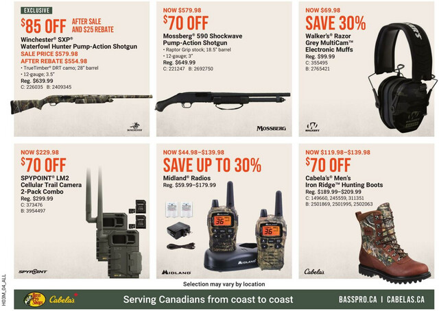 Bass Pro Flyer from 03/22/2024
