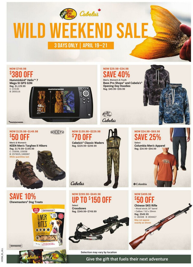 Bass Pro Flyer from 04/19/2024