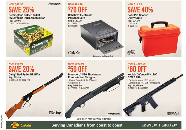 Bass Pro Flyer from 04/19/2024