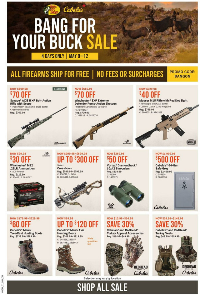 Bass Pro Flyer from 05/09/2024