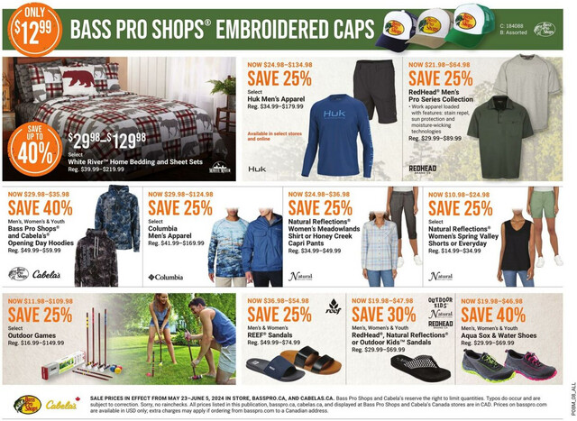 Bass Pro Flyer from 05/23/2024