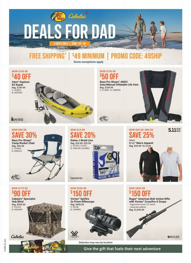 Bass Pro Flyer from 06/14/2024