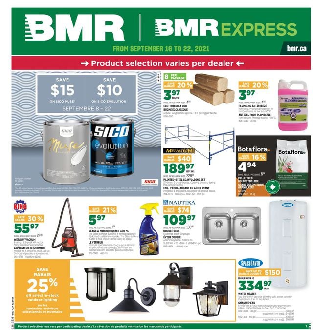 BMR Flyer from 09/16/2021