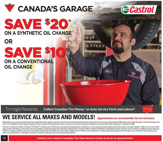 Canadian Tire Flyer from 08/27/2020