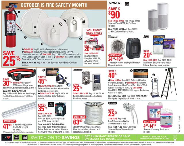 Canadian Tire Flyer from 10/22/2020
