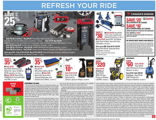 Canadian Tire Flyer from 02/25/2021