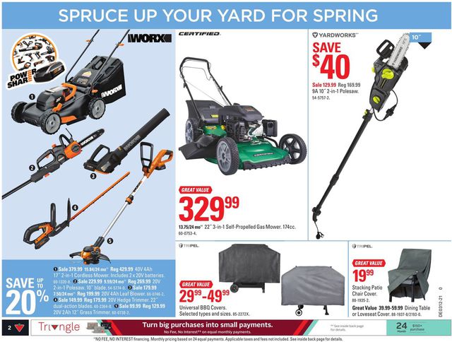 Canadian Tire Flyer from 03/18/2021