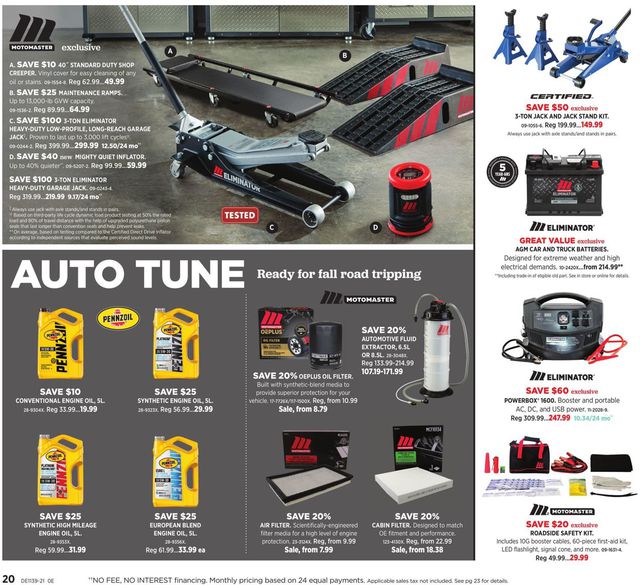 Canadian Tire Flyer from 09/24/2021