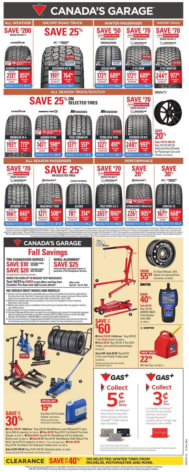 Canadian Tire Flyer from 10/07/2021