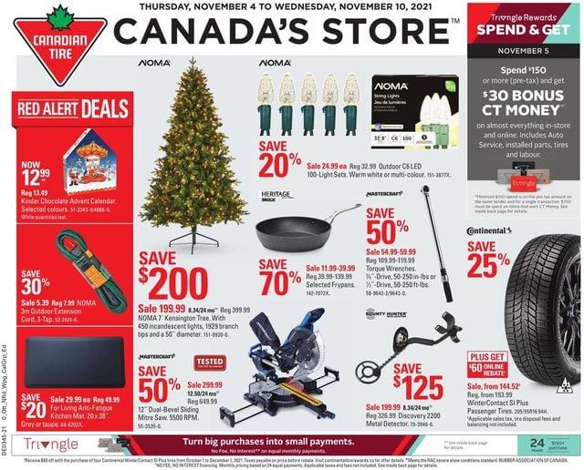 Canadian Tire Flyer from 11/04/2021