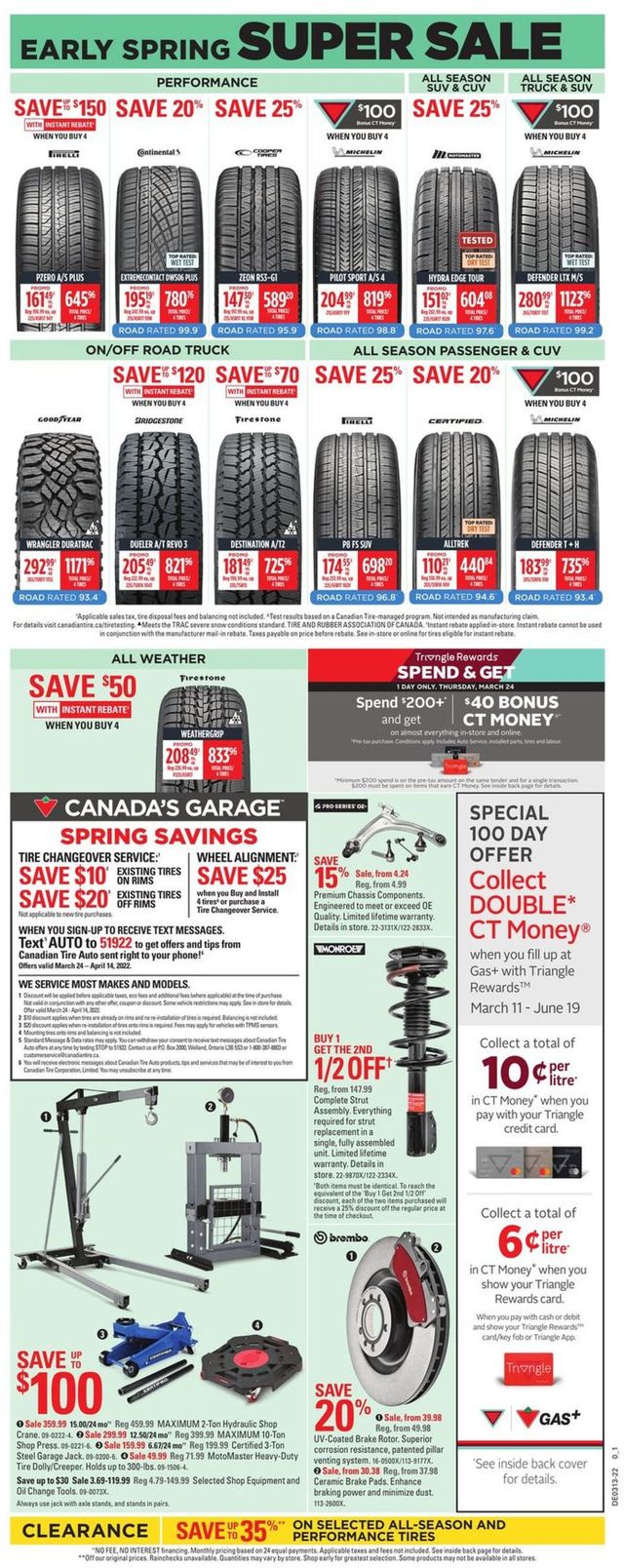 Canadian Tire Flyer from 03/24/2022