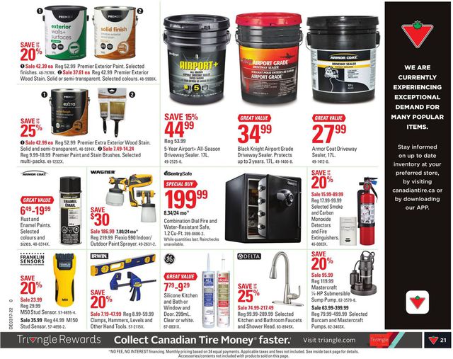 Canadian Tire Flyer from 04/21/2022