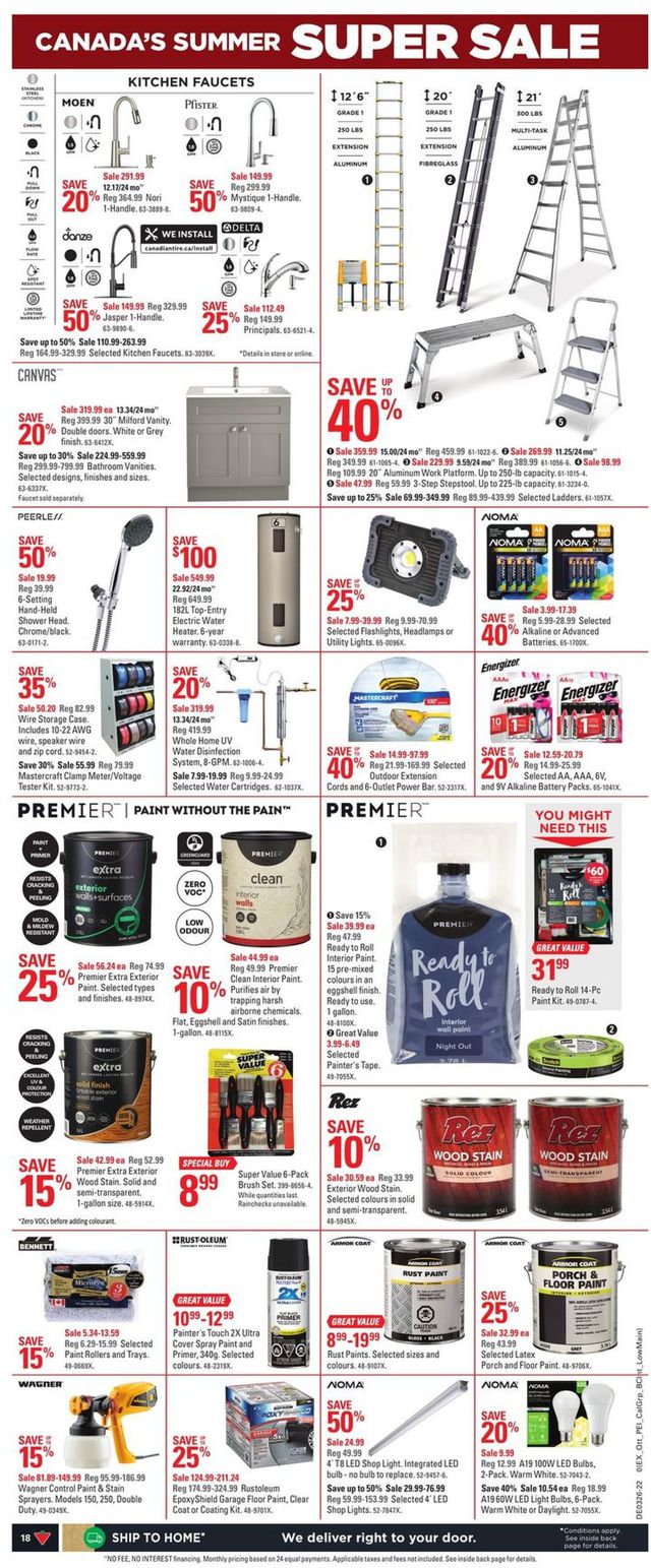 Canadian Tire Flyer from 06/23/2022