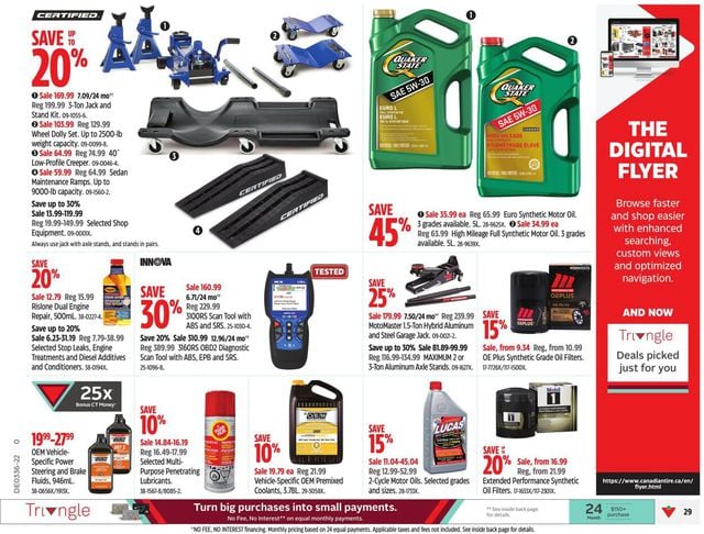 Canadian Tire Flyer from 09/02/2022