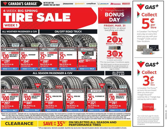 Canadian Tire Flyer from 03/31/2023