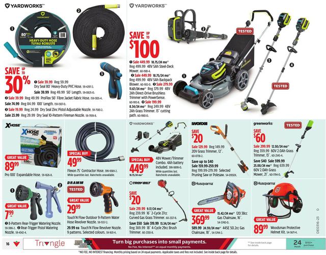 Canadian Tire Flyer from 04/14/2023