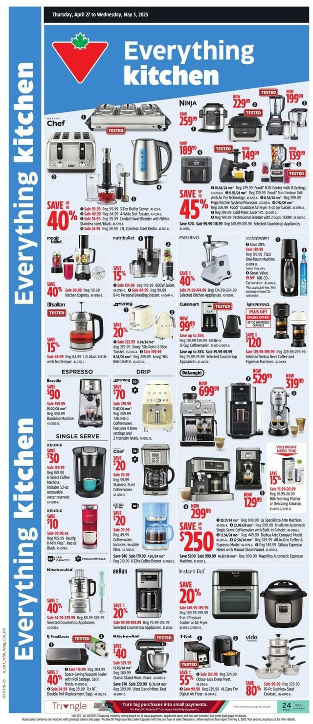 Canadian Tire Flyer from 04/27/2023
