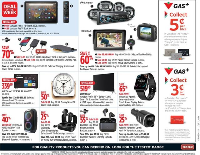 Canadian Tire Flyer from 08/17/2023