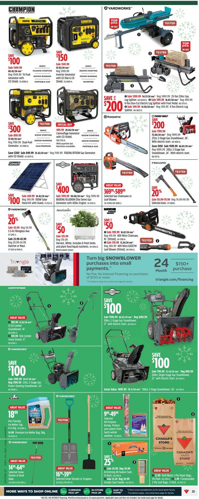 Canadian Tire Flyer from 11/23/2023