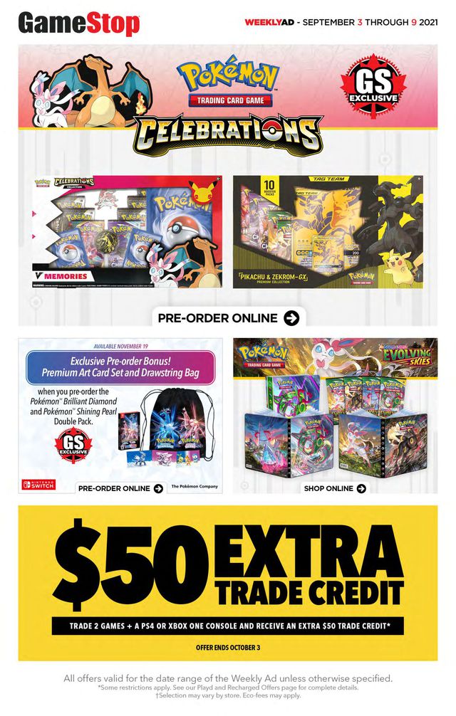 EB Games Flyer from 09/03/2021