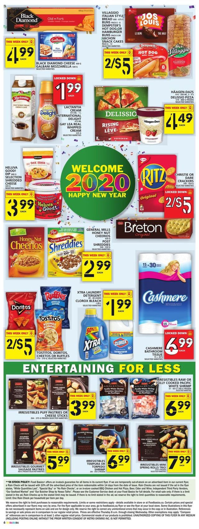 Food Basics Flyer from 12/26/2019