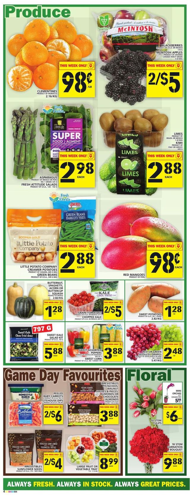 Food Basics Flyer from 01/30/2020