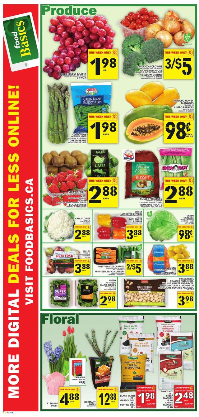 Food Basics Flyer from 04/16/2020
