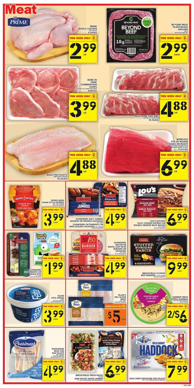 Food Basics Flyer from 10/15/2020