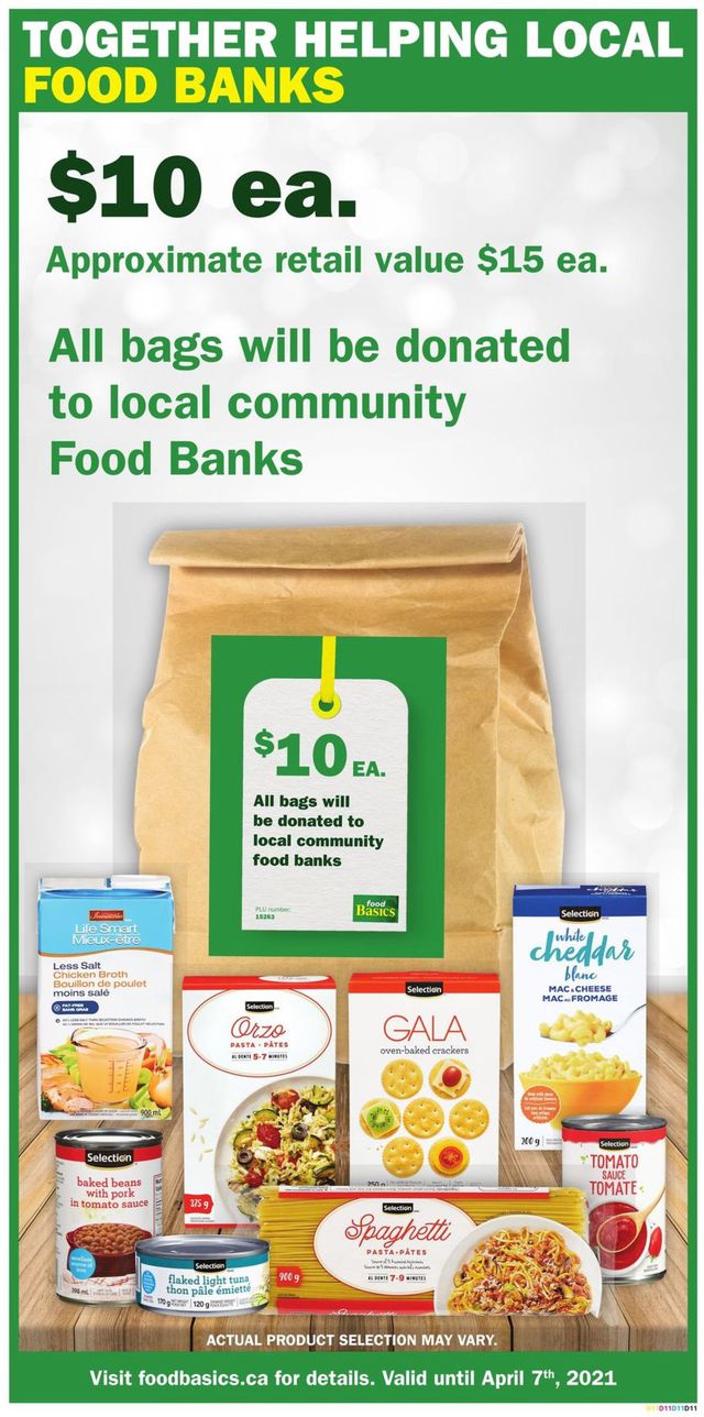 Food Basics Flyer from 03/11/2021