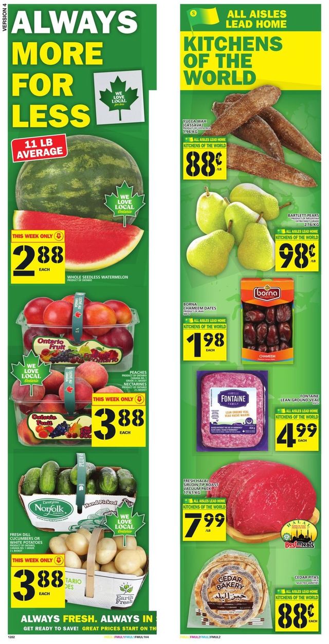 Food Basics Flyer from 08/05/2021