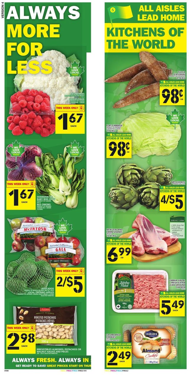 Food Basics Flyer from 10/14/2021