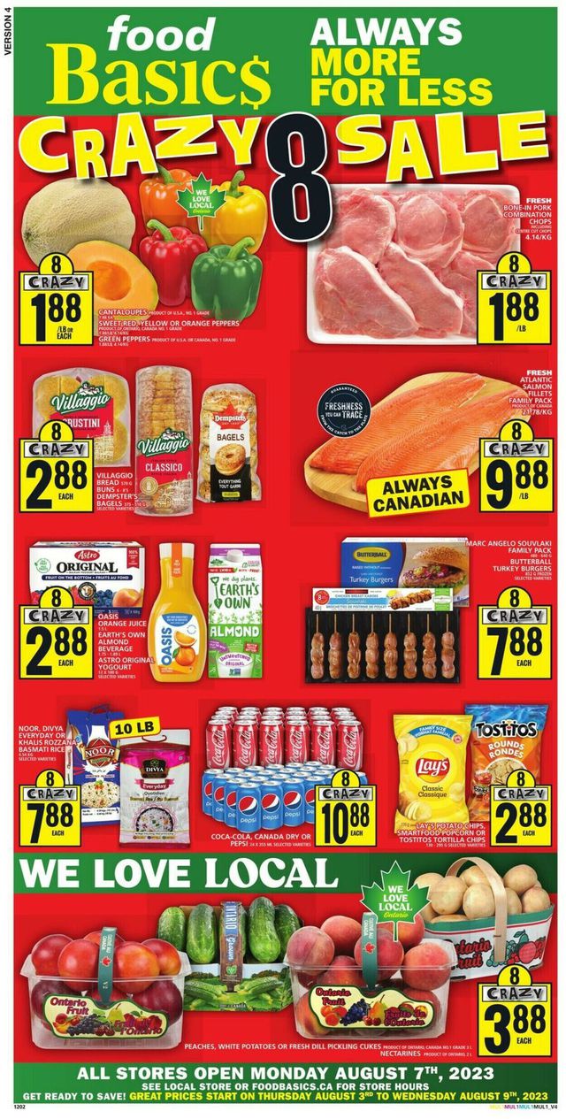 Food Basics Flyer from 08/03/2023