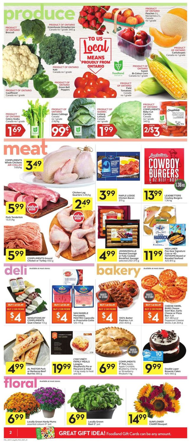 Foodland Flyer from 08/20/2020