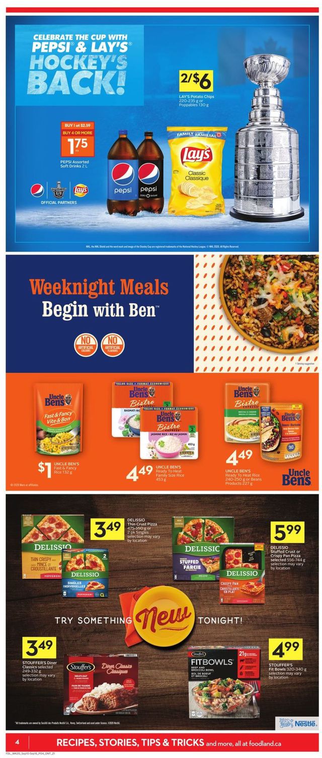 Foodland Flyer from 09/10/2020