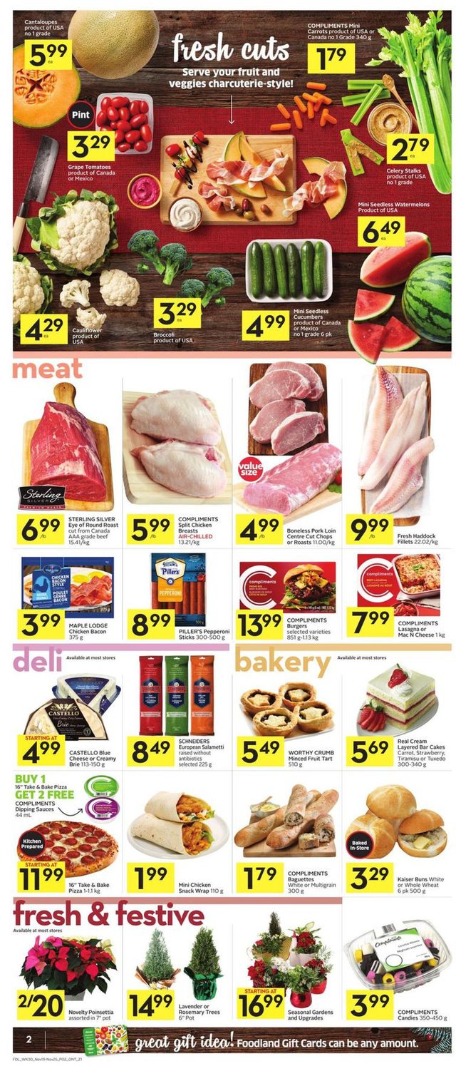 Foodland Flyer from 11/19/2020