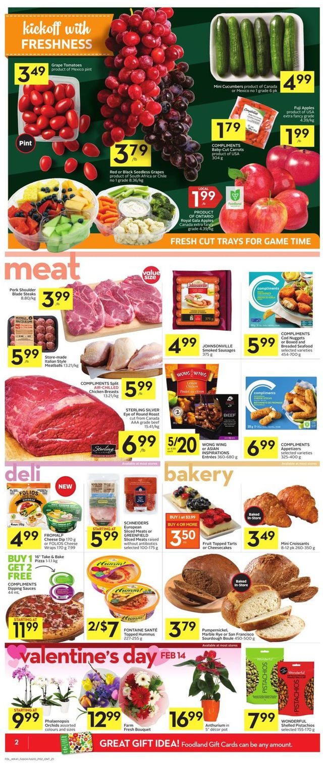 Foodland Flyer from 02/04/2021