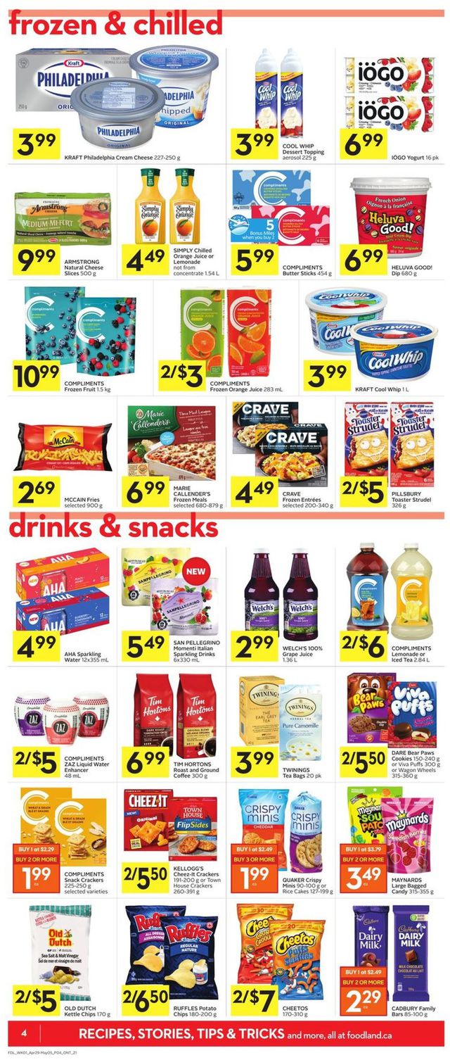 Foodland Flyer from 04/29/2021