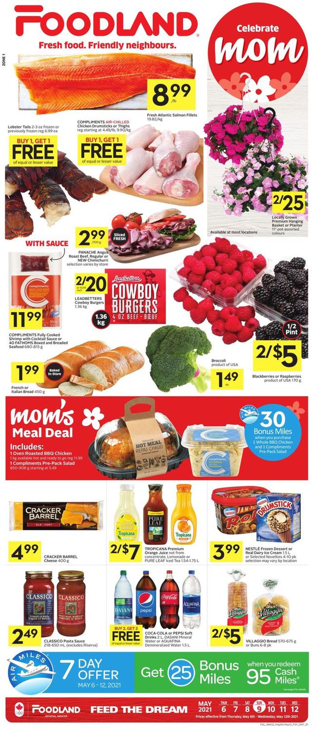 Foodland Flyer from 05/06/2021