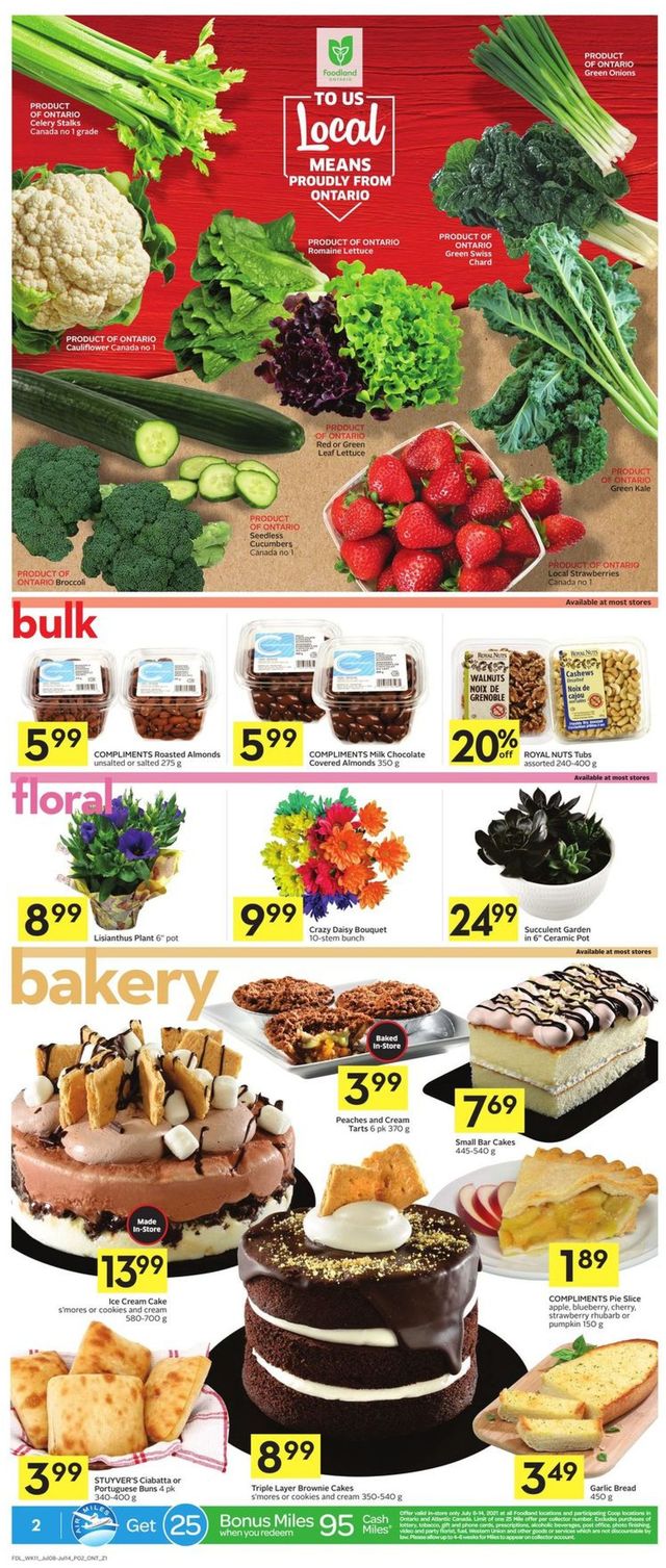 Foodland Flyer from 07/08/2021