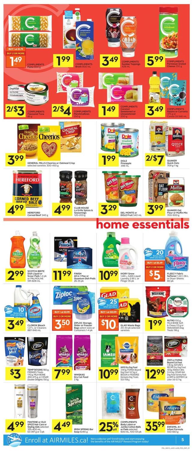 Foodland Flyer from 07/22/2021