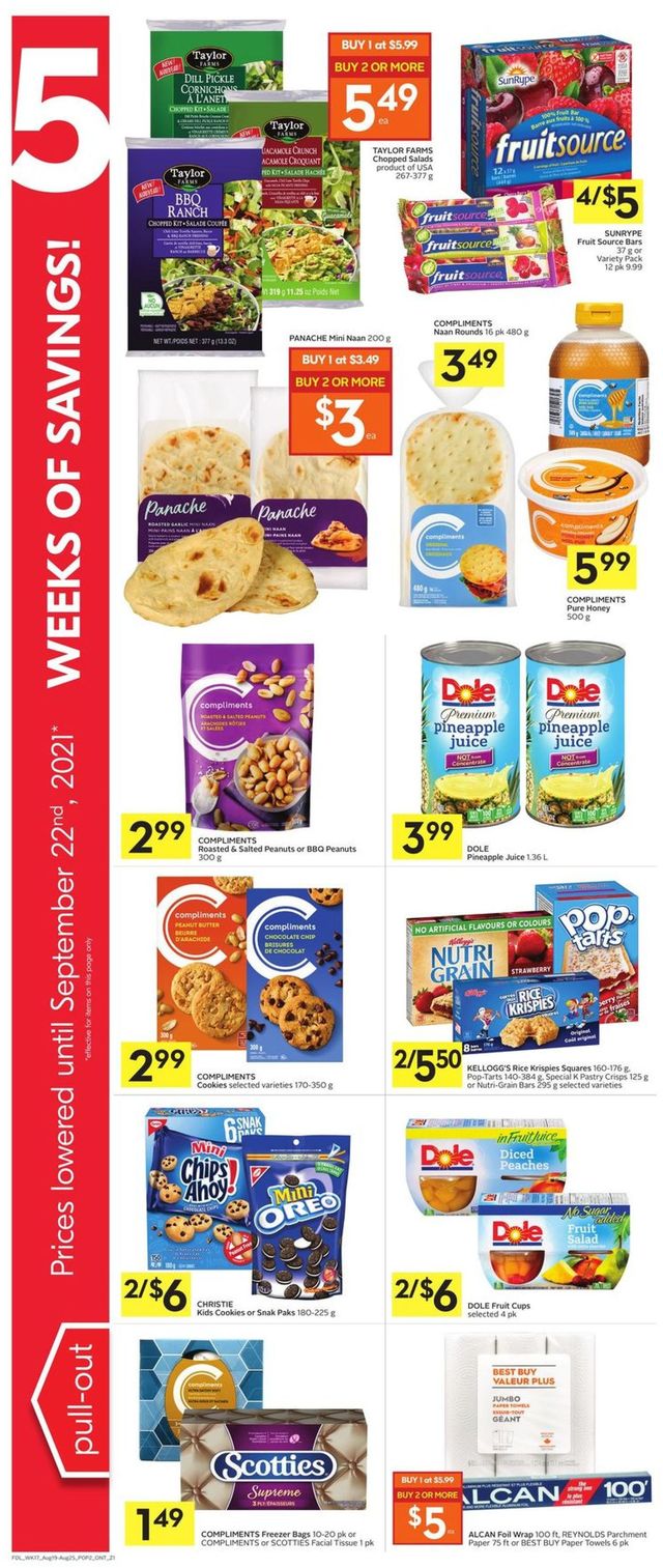 Foodland Flyer from 08/19/2021