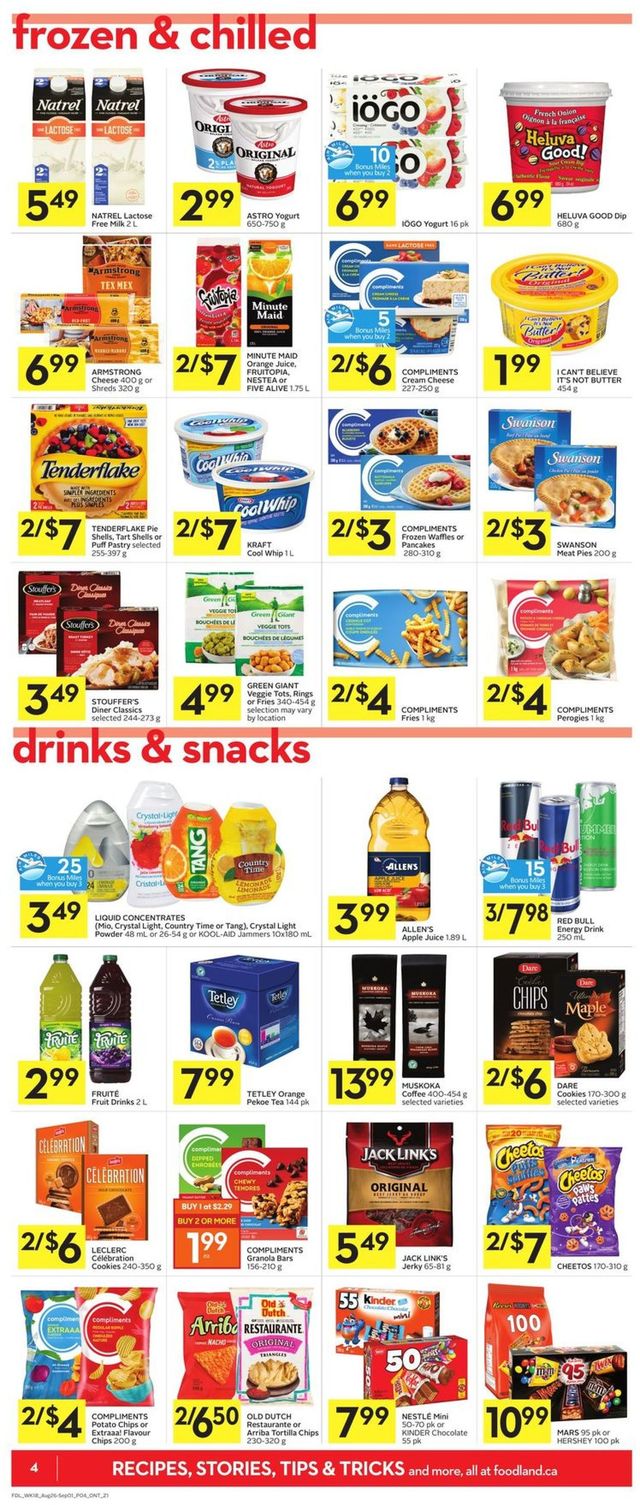 Foodland Flyer from 08/26/2021