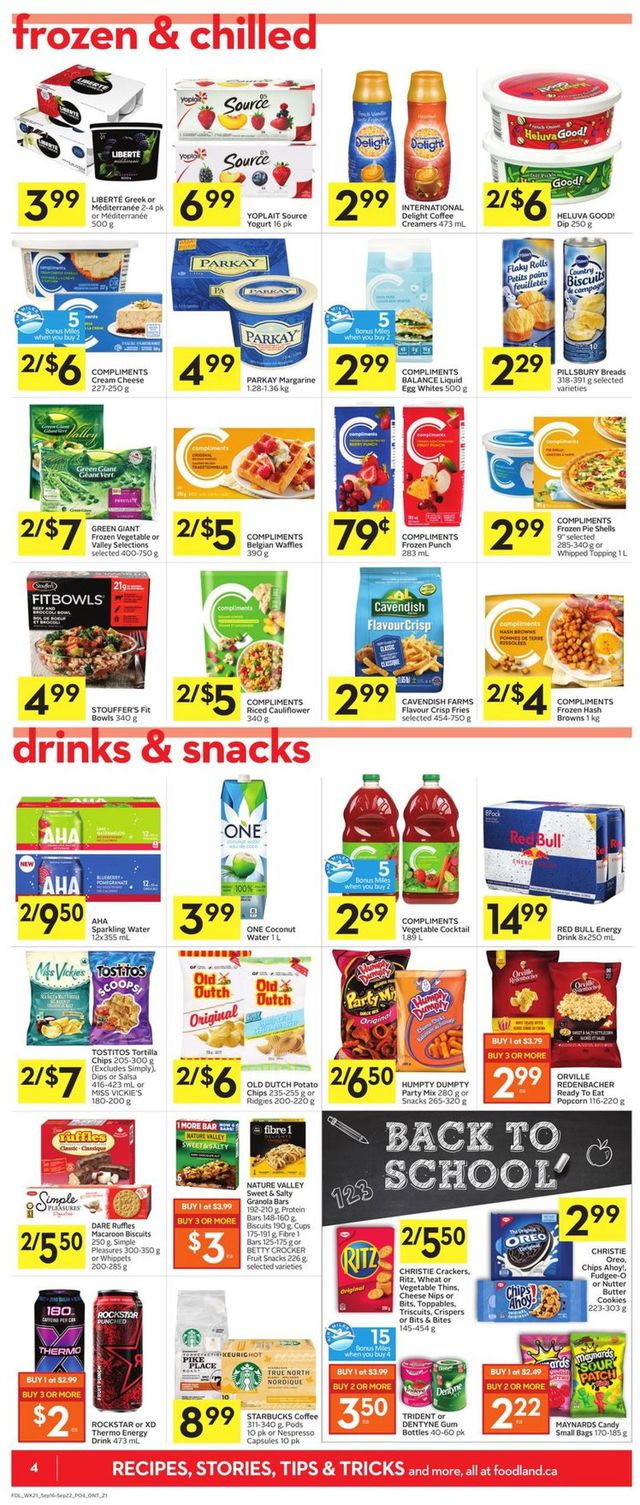 Foodland Flyer from 09/16/2021