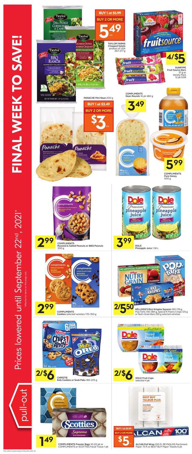 Foodland Flyer from 09/16/2021