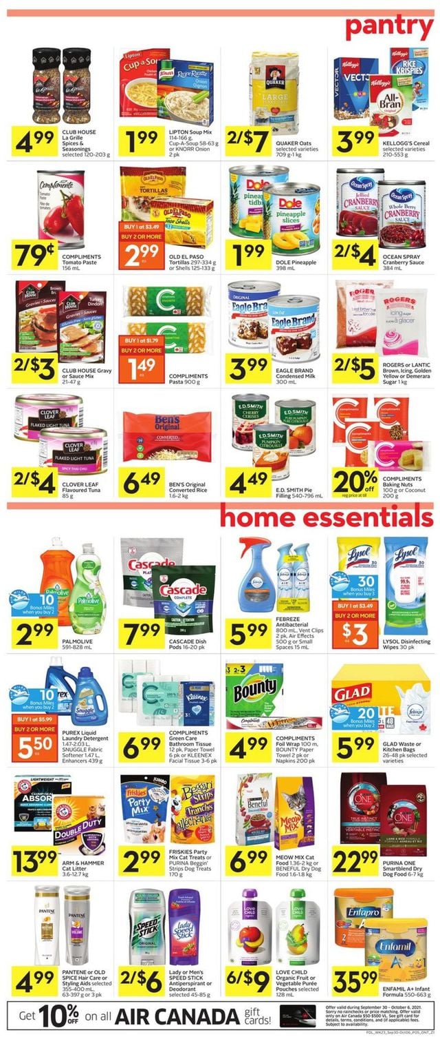 Foodland Flyer from 09/30/2021