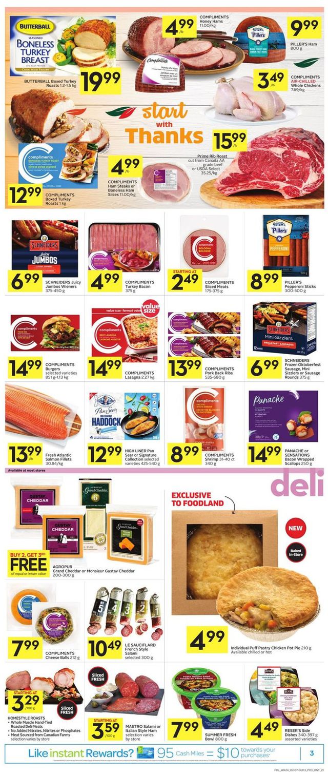 Foodland Flyer from 10/07/2021