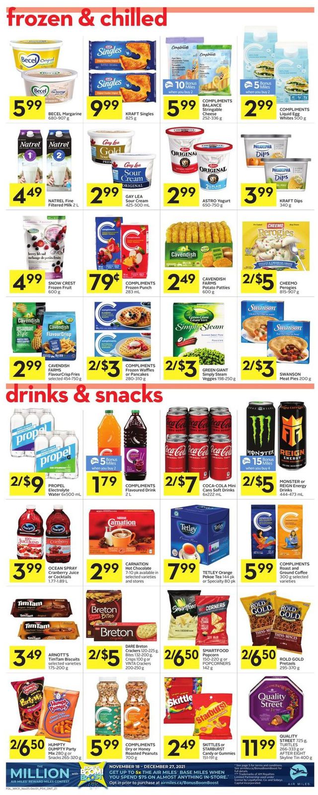 Foodland Flyer from 11/25/2021