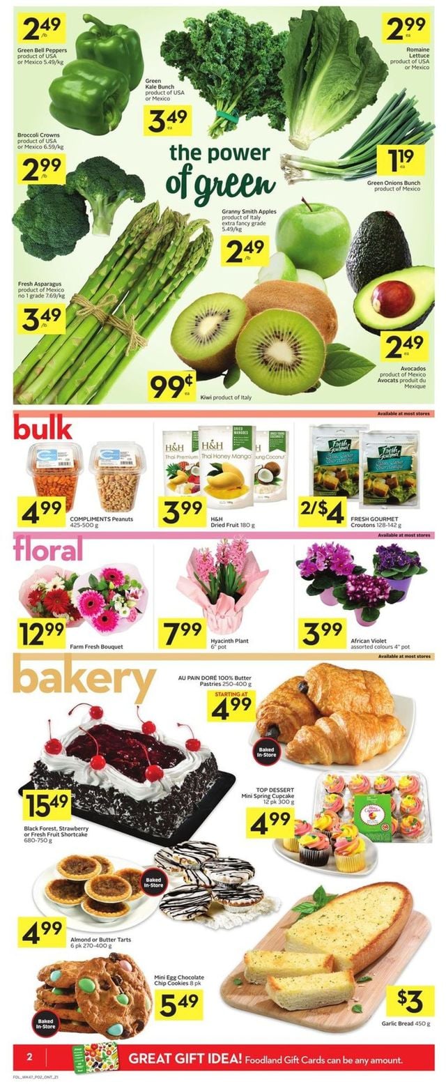 Foodland Flyer from 03/17/2022